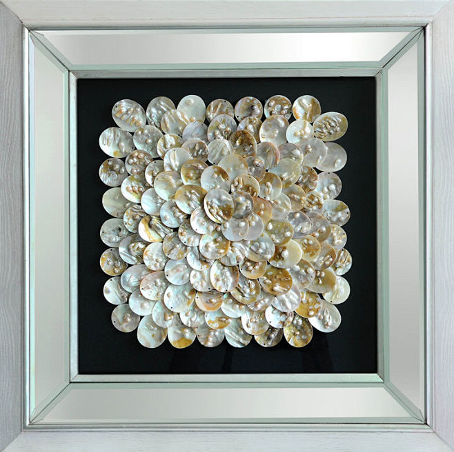 15:58:56现代家居饰品摆件 古典贝壳造型挂件2喜欢装饰画【舍道】软装