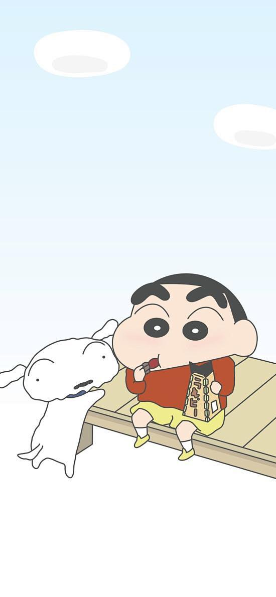 蜡笔小新小白狗动画卡通日本