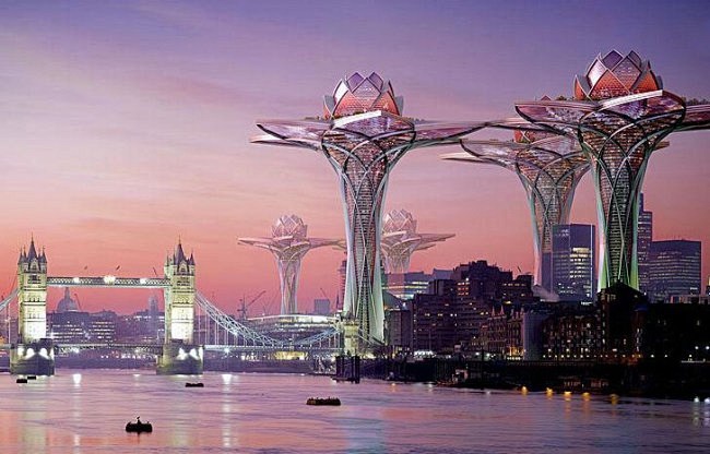 未来风格空中之城设计零拥堵城市格局设计师的网上家园wwwcndesigncom