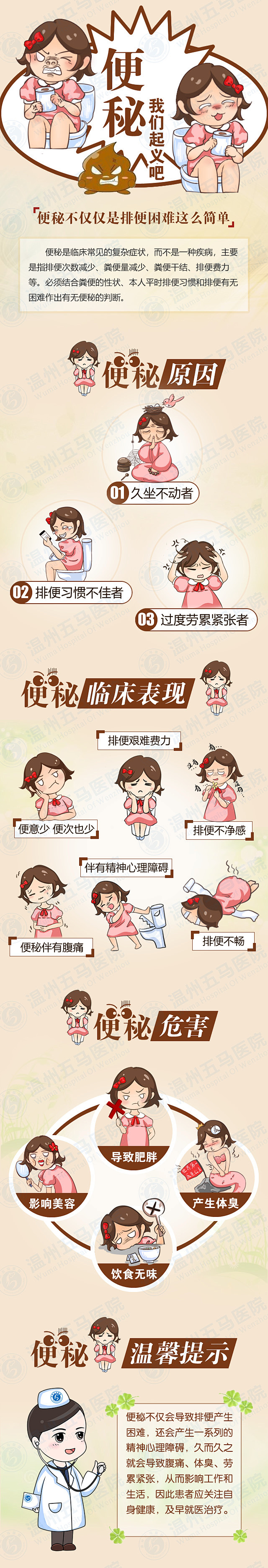 便秘不仅仅是排便困难这么简单包含了原因临床表现危害及温馨提示