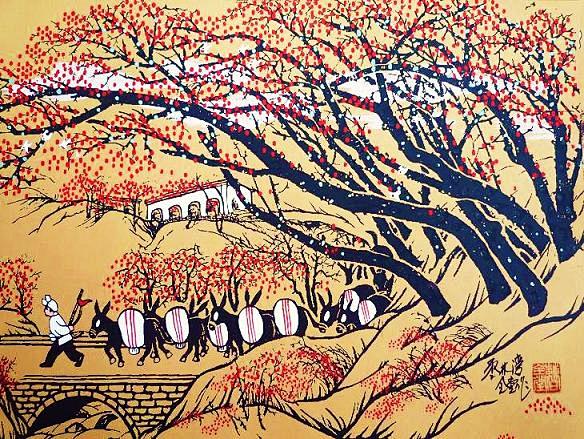 陕西户县农民画