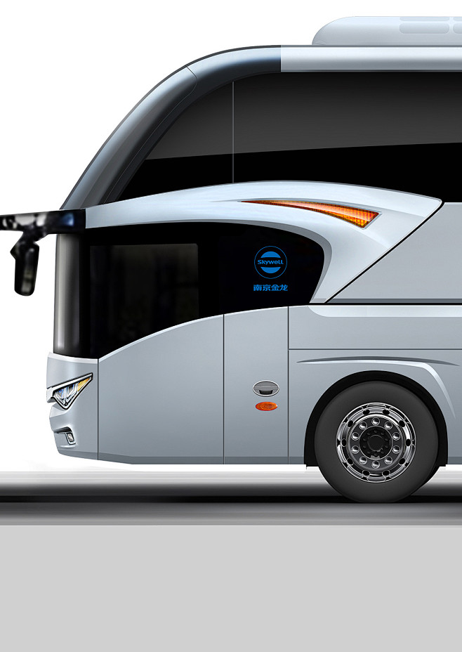 洛客作品层半客车造型设计大巴巴士设计