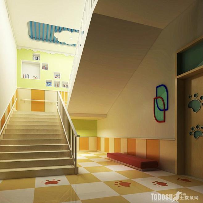 幼儿园室内设计效果图欣赏土拨鼠装饰设计门户