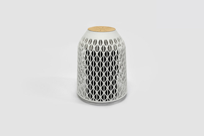 3d打印蓝牙耳机回收灯丝镂空工业设计产品设计普象网