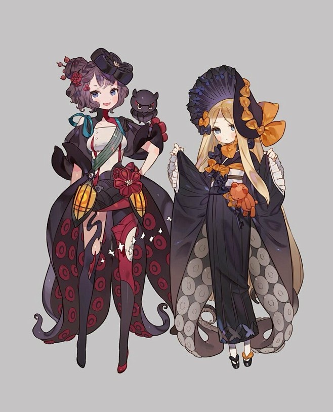 童话般软萌可爱的q版人设韩国2d动漫风格原画师serenacho113p