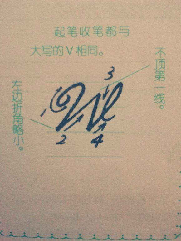 漂亮易学的花体圆体英文手写教程w