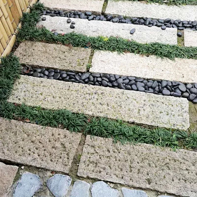 老件长方形石板日式庭院装饰老磨盘艺术铺装石板民间旧石器淘宝网