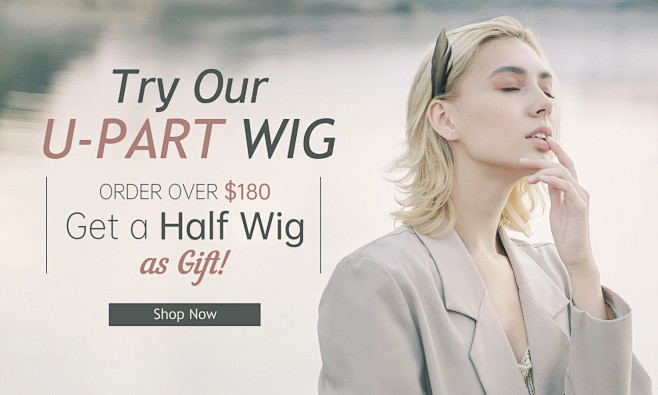 假发banner外贸banner女装banner跨境电商英文banner速卖通banner电商