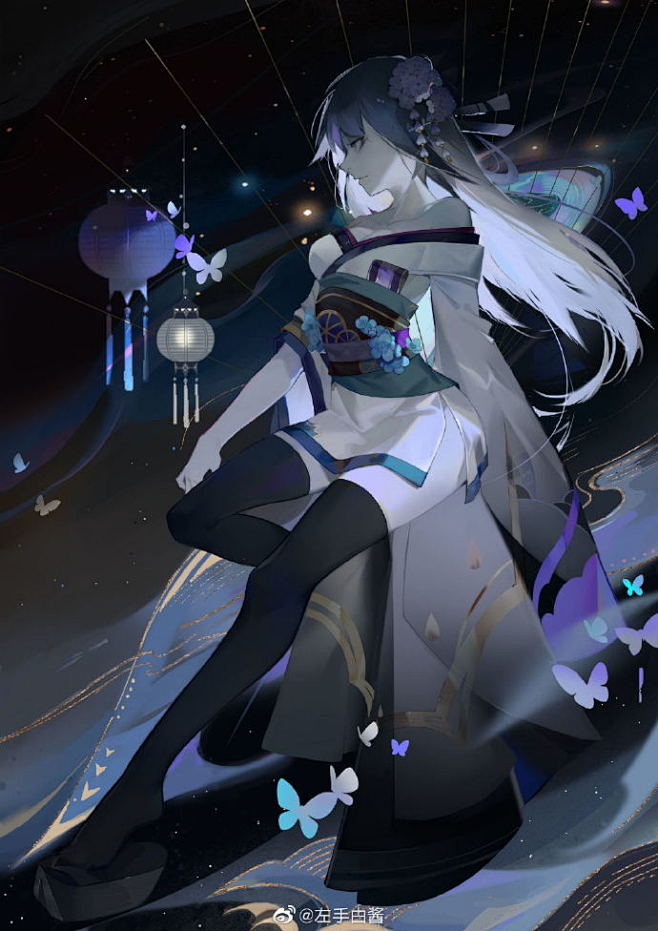 游戏美术# 《 阴阳师:百闻牌 》部分插画,来自@谁哈那 @左手甴 