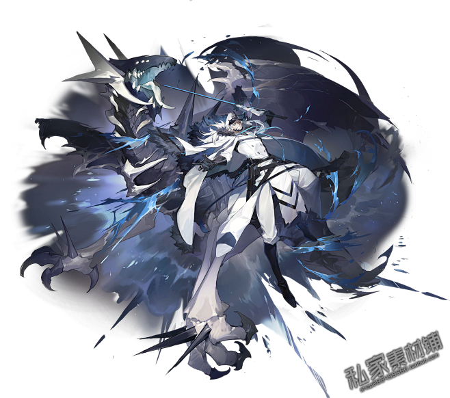 白夜极光日韩原画立绘美宣二次元立绘14