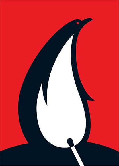 14:23:50绝妙的正负形创意海报扁平插画当彩虹与流星相遇同采自weibo