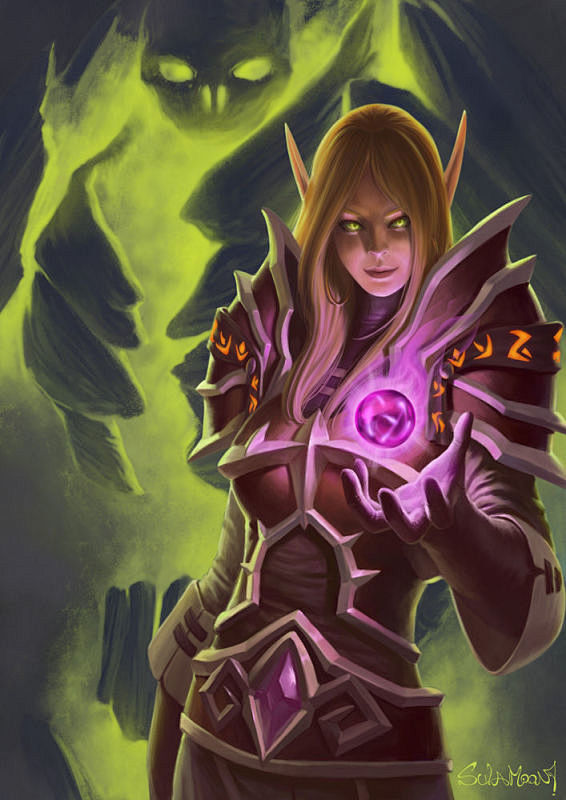 魔兽wow血精灵术士