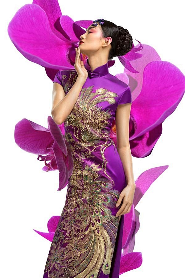 威芸2016旗袍大片大树时尚视觉中国设计师社区