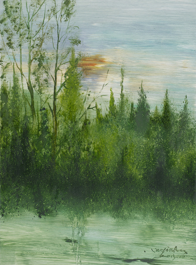 盐芯菜从nagyo_阿敏转采于2016-01-08 10:47:55《黎明破晓》油画盐芯