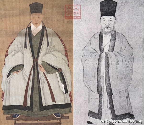 【氅衣】又称鹤氅,#汉服#款式之一,原不.