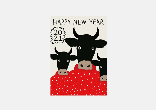 就是牛年啊趴万yearoftheoxposterdesignpart1牛年就是要画牛祝新年