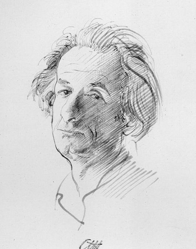 意大利画家皮埃特罗阿尼戈尼pietroannigoni素描作品4