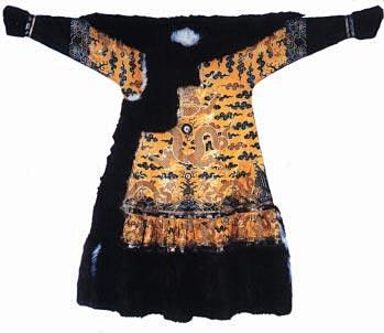 清代龙袍清康熙皇帝祈谷穿用的夏朝服国家博物馆藏