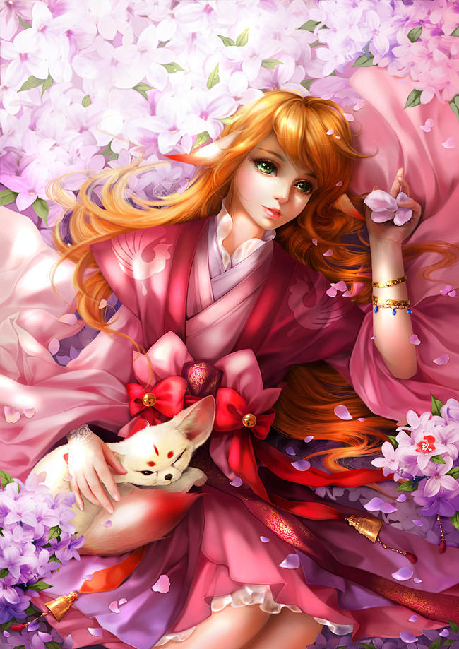 狐妖小红娘涂山苏苏同人图插画壁纸涂山苏苏半次元第一中文cos绘画