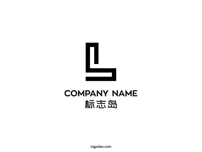 l英文字母抽象logo设计l英文字母素材下载