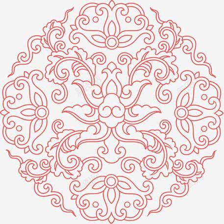 中国古典传统花纹图案