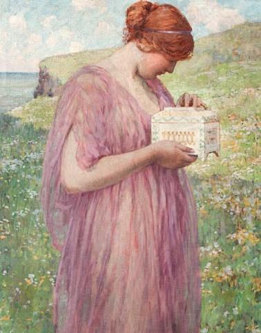 历史希腊神话中的幸运女神堤喀