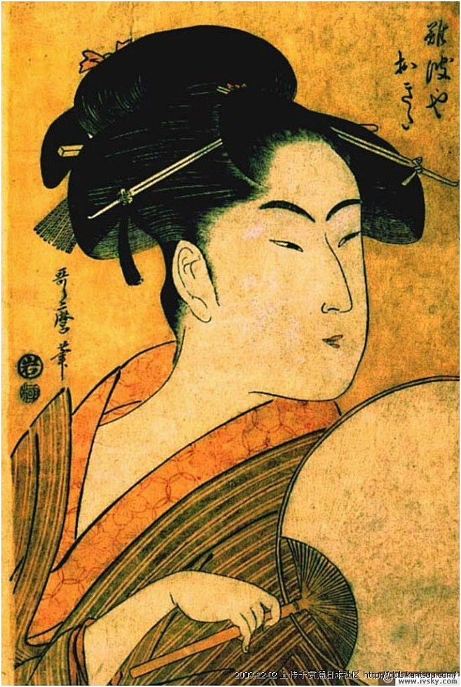 日本浮世绘之喜多川歌麿