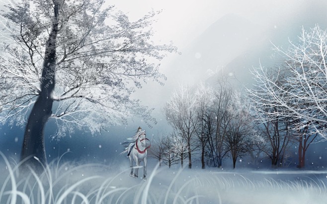 北风吹雁雪纷纷