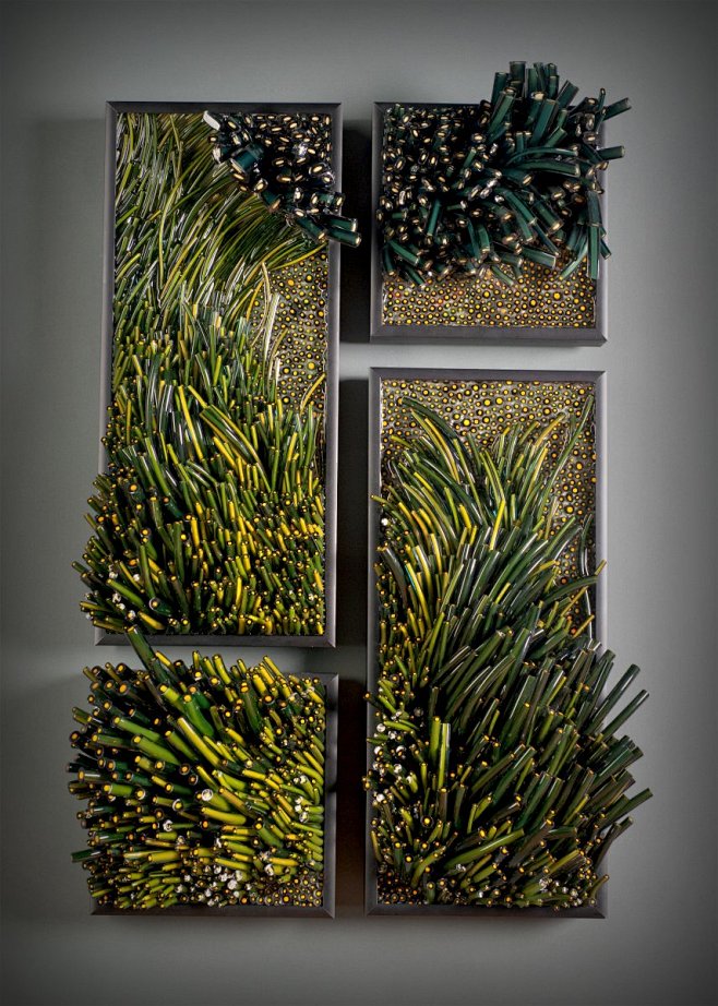 艺术玻璃琉璃壁挂软装艺术品