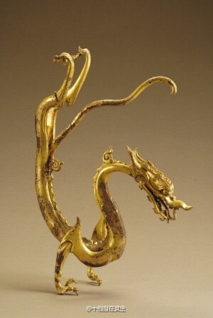 唐代金龙鎏金铁芯铜龙唐代鎏金铁芯铜龙陕历博礼器鎏金铁心铜龙唐朝