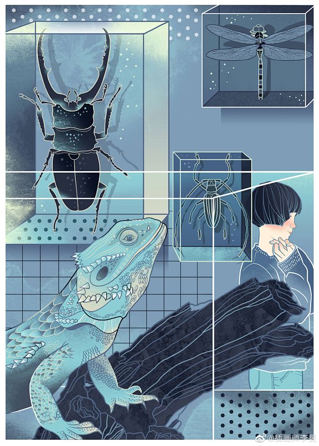 插画师李旻的照片微相册