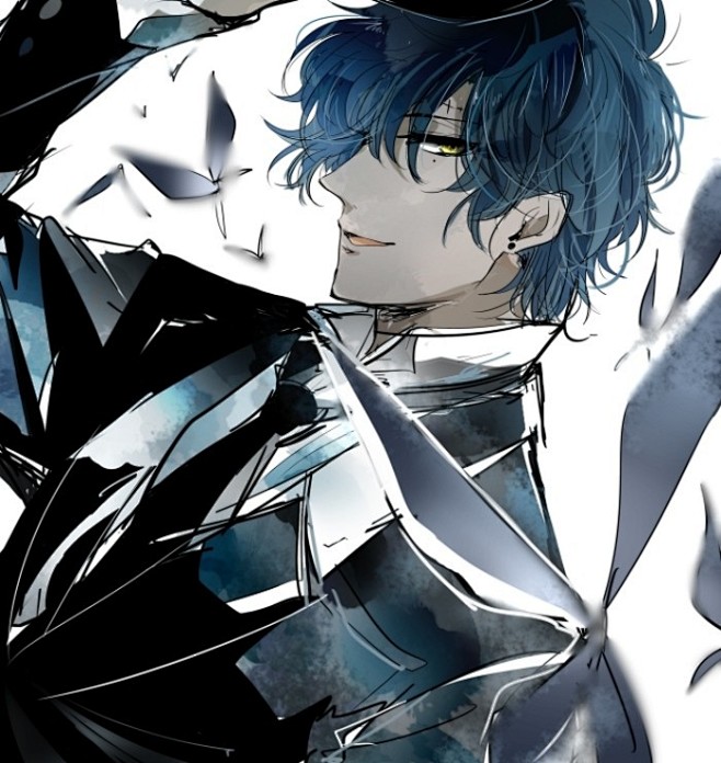 71驱魔少年 头像 帅哥 美男 黑色系 黑白 金木研 团头 猎奇 动漫