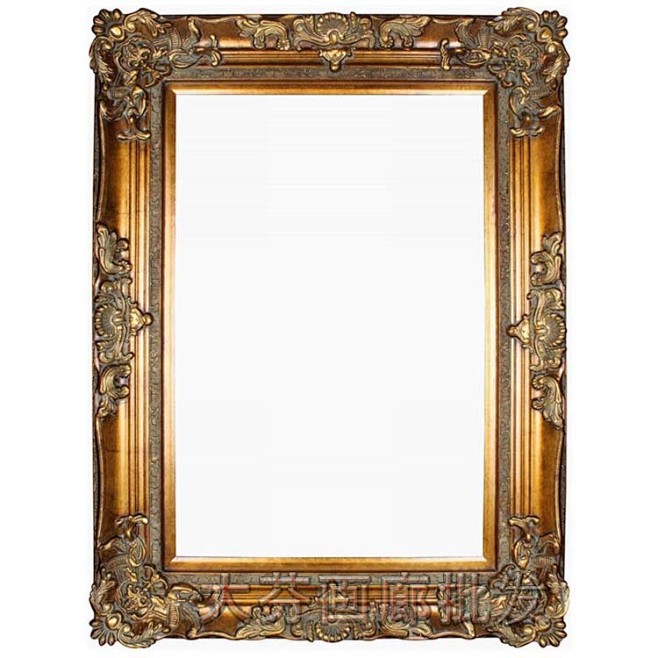 欧式实木油画框外框高档豪华角花框装饰画框复古油画装裱画框定制淘宝