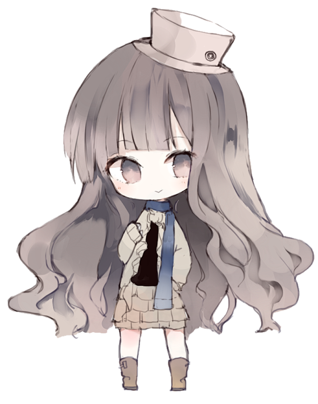 q版人物女现代免抠