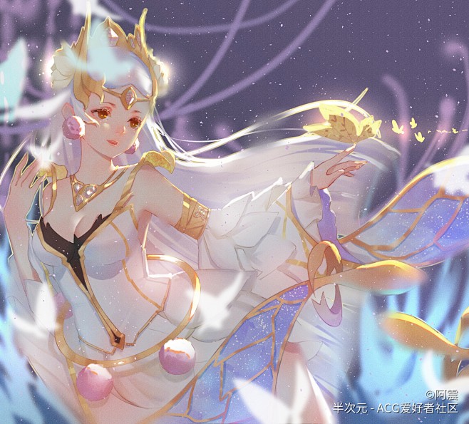 周前王者荣耀 貂蝉 仲夏夜之梦 星元美宣人物【zhengxiao】同采自bcy