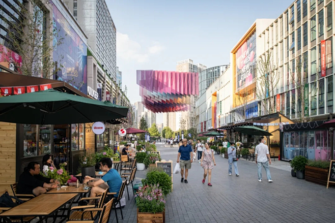 望京小街店前外摆