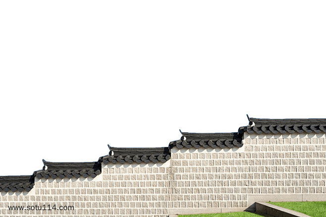 中国风围墙装饰素材