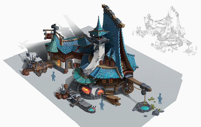 铁匠铺欧洲中世纪