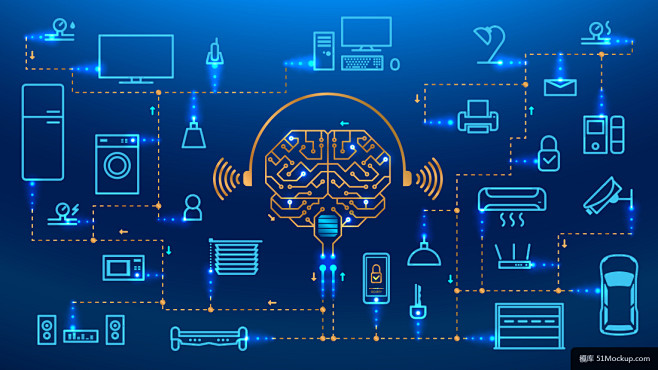 智慧城市城市无线现代生活智能科技海报