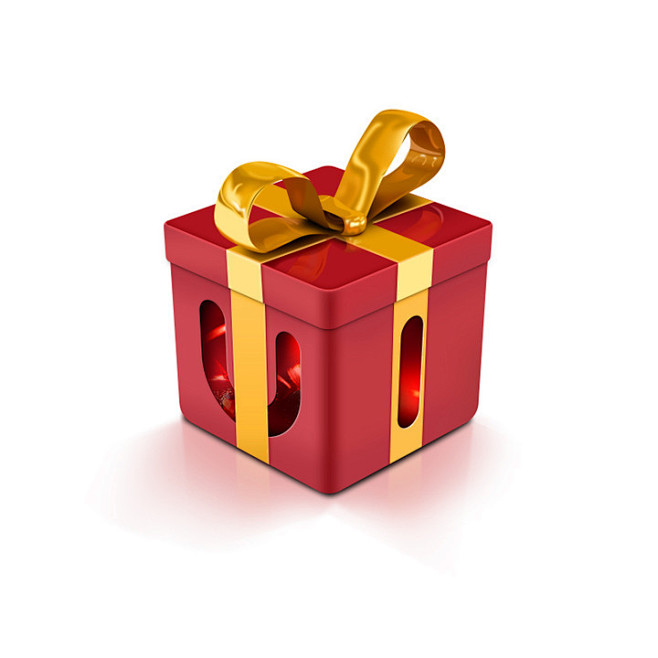 漂亮礼盒图标icon作品版权gsmike版权所有