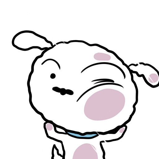 蜡笔小新小白gif