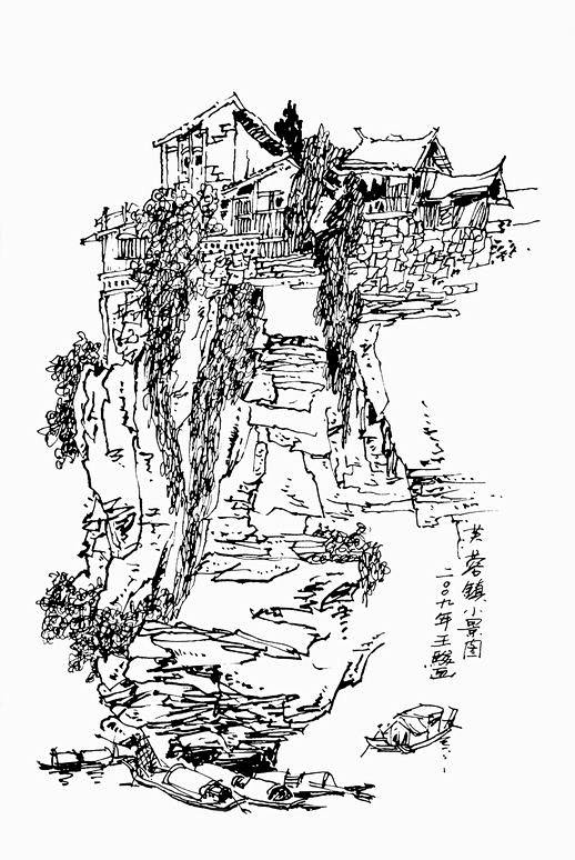 王骏钢笔画欣赏钢笔画吧百度贴吧