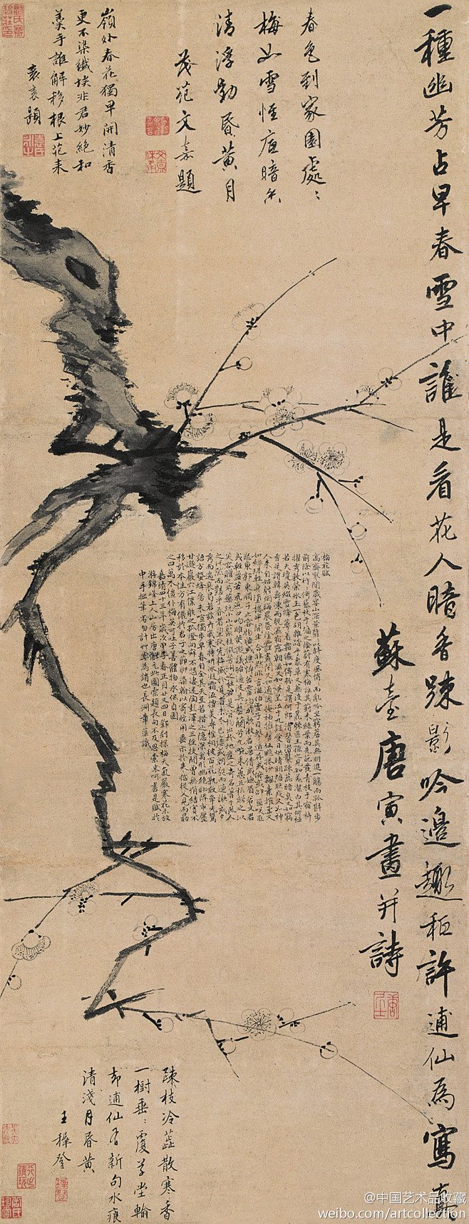 明唐寅梅花