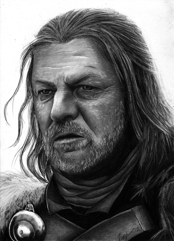 sean bean (as eddard stark) by k