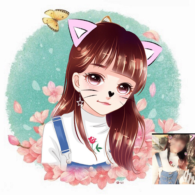 漫画卡通头像设计照片转手绘人物动漫形象肖像定制原创logoq版淘宝网