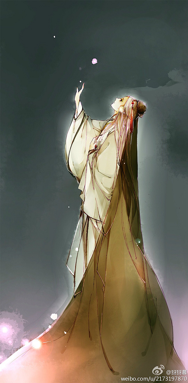 素还真古风手绘插画芽芽慕绘