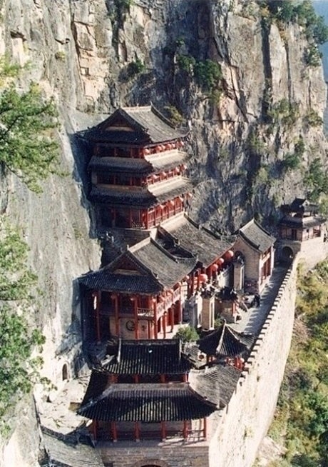 版河北景点竖版照片娲皇宫中国古建筑中的神话故事西北有哪些名胜古迹