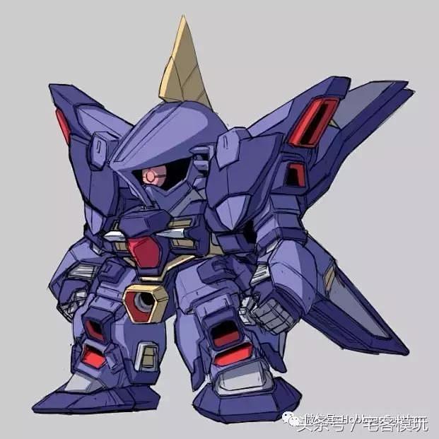 未知机体q版机械人插画作者モトタロmototaromotto文章转自hobbyss