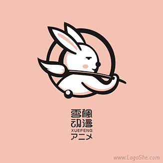 雪枫动漫logo设计
