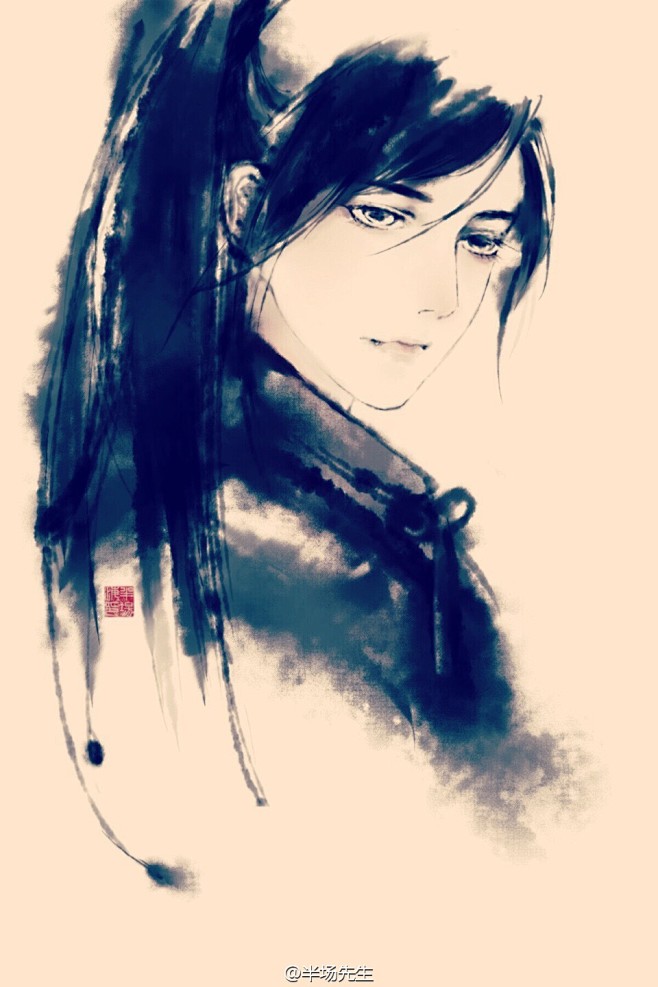 魔道祖师薛洋半场先生绘